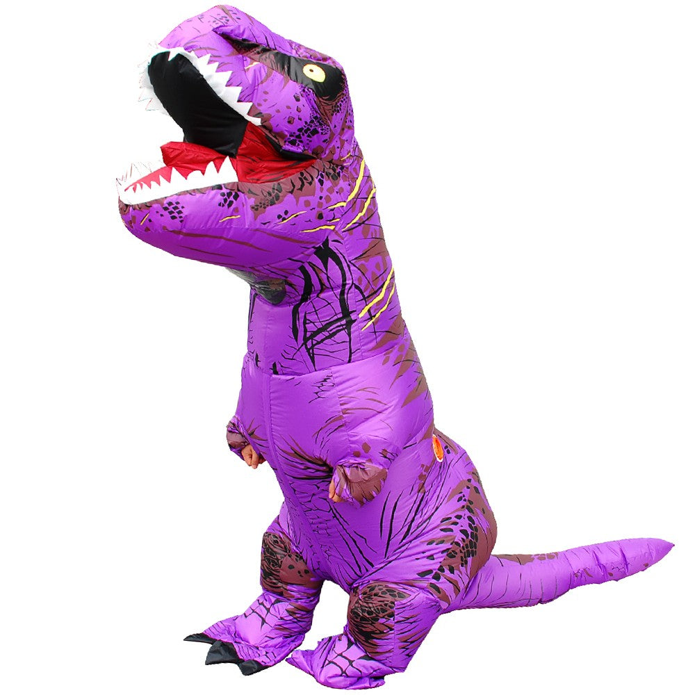 T-Rex Dinosaur Inflatable Costume Purim Halloween Party Cosplay Fancy Suits Mascot Cartoon Anime Dress for Adult
