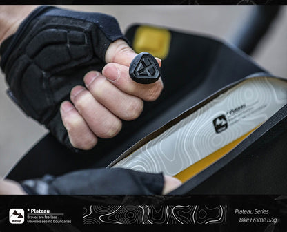 Rhinowalk Bicycle Top Tube Bag Waterproof Bike Front Frame Storage Bag Screw & Strap fixed Cycling Travel For MTB Road Gravel