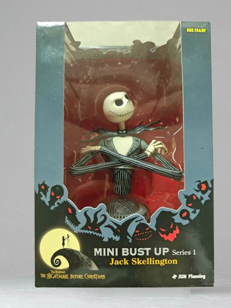 Disney Jun Planning The Nightmare Before Christmas Mayor & Jack Skellington Mini Bust Up Series 1 Action figures Halloween gift