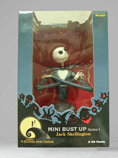 Disney Jun Planning The Nightmare Before Christmas Mayor & Jack Skellington Mini Bust Up Series 1 Action figures Halloween gift