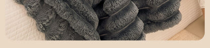 Thi Rabbit Fur Blanket Office Sofa Nap Blanket Premium Cover Blanket All Seasons  Color Polyester Fiber