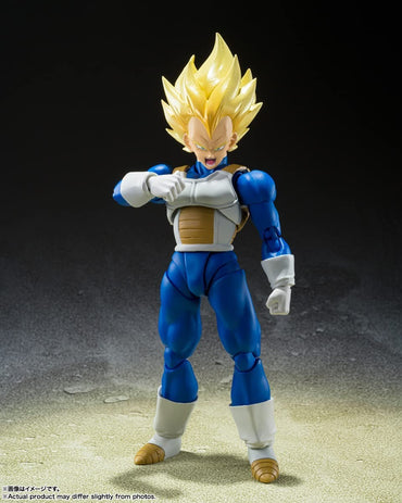 IN STOCK Original Dragon Ball Z S.H.Figuart Super Saiyan Vegeta Awakening Super Saiyan Blood Action Figure Collection Toy