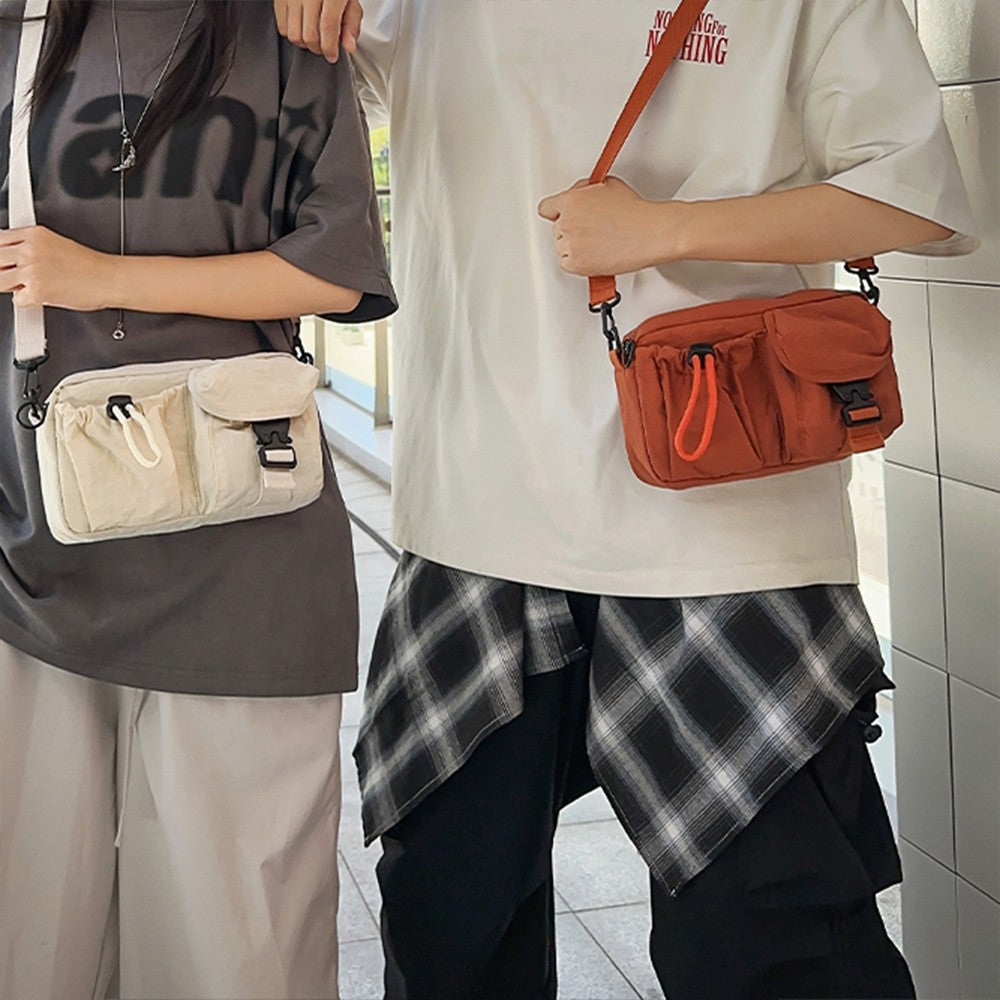 Sports Crossbody Bag, Workwear Style Design, Single Shoulder Bag, Multifunctional Lightweight Chest Bag, Mobile Phone Bag