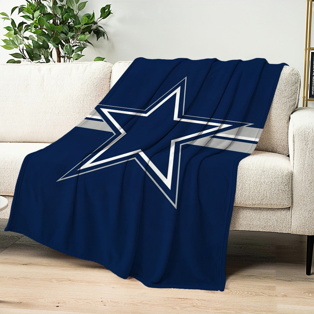 Dallas Cowboys Rugby Blanket Blanket for Couch Sofa Travel Home Hiking Picni Bed Beding Flannel Blanket birthday gift