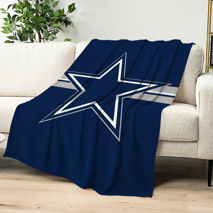 Dallas Cowboys Rugby Blanket Blanket for Couch Sofa Travel Home Hiking Picni Bed Beding Flannel Blanket birthday gift