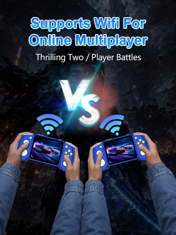 AISLPC RG43H PRO Retro Handheld Game Console 22000+Games Dual System 4.3‘’IPS Screen 2.4G WiFi Online Play Portable Game Player