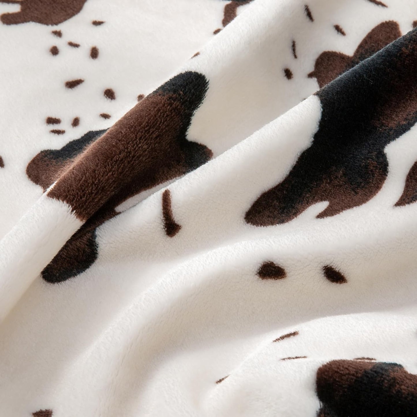 Cow pattern Blanket Flannel Blanke Bed Sofa Travel Camping Super Soft Cozy Plush Blanket Cheetah Print Blanket for All Seasons