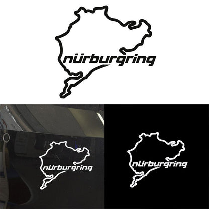Adesivos para Janela Criativos de Moda Nurburgring para Carro, Estilo, Corrida de Rua