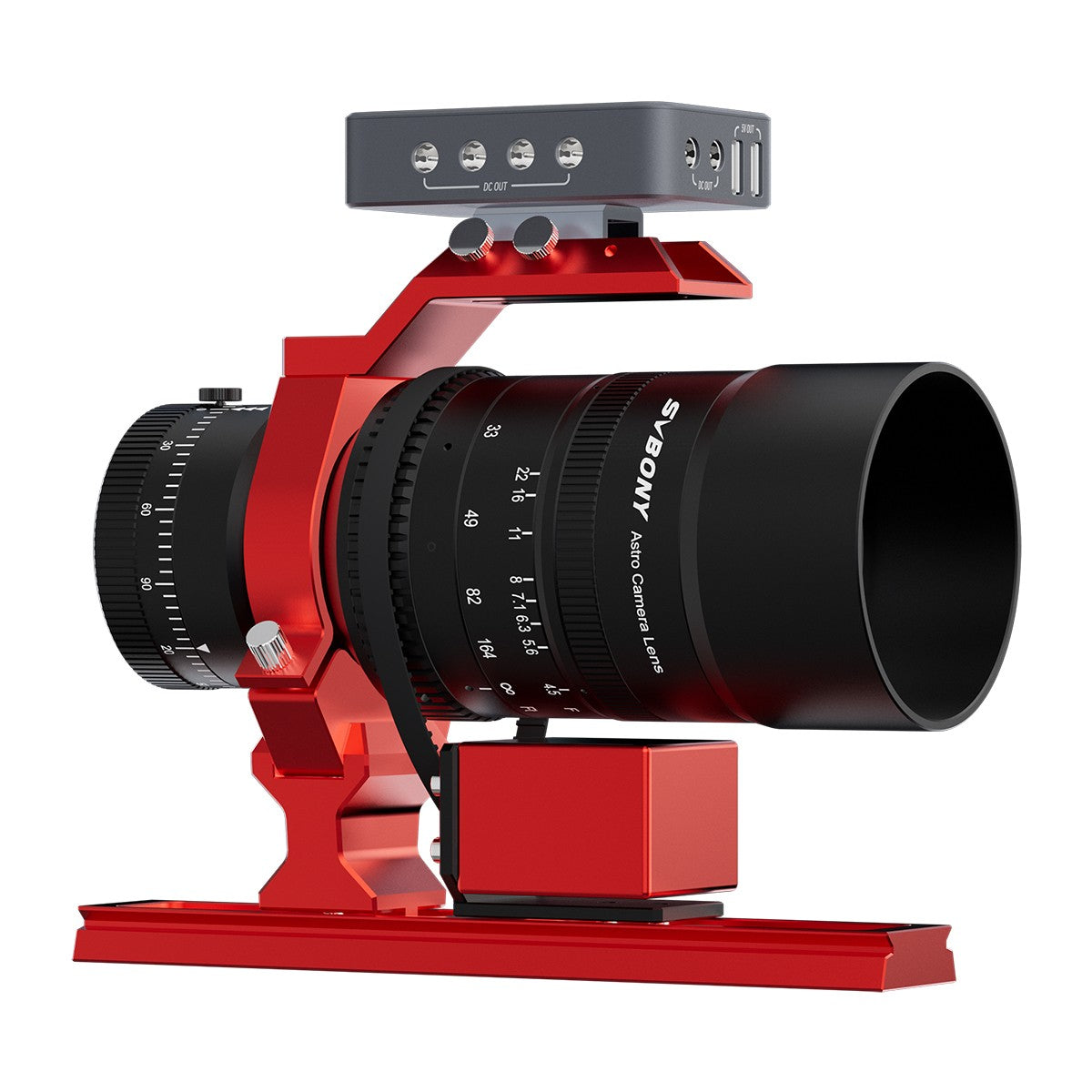 SVBONY Nova Atualização Telescópio para Astrofotografia APO SV555 e Placa de Cauda de Andorinha SV239 Vermelha para Astrofotografia