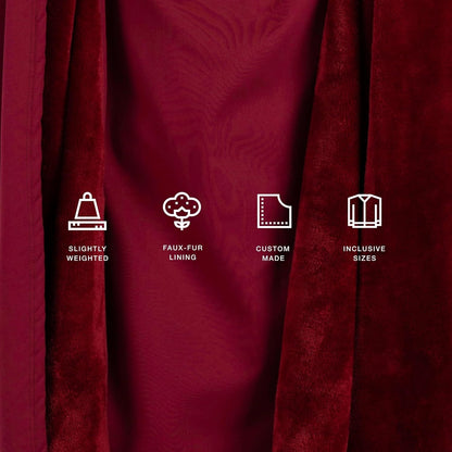 Eden Hoodie Unisex Oversized Hoodie Cloak light weight Super Warm Ultra-Soft Faux Fur Liner Winter Cloth Gift for Christmas