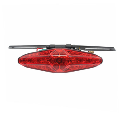 Luz Traseira de LED Universal 12V para Motocicleta, Luz de Freio, Luz Traseira Retrô, Luz de Condução Adequada para a Maioria das Scooters, Motocross, Peças de Quadriciclos