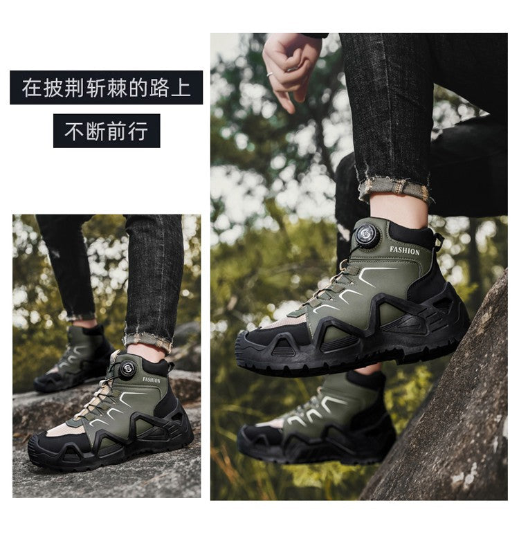 Novas Botas de Segurança Masculinas para Trabalho Calçados Indestrutíveis Tênis com Bico de Aço Botas Protetoras Antiesmagamento Antifuro Botas Táticas de Trabalho