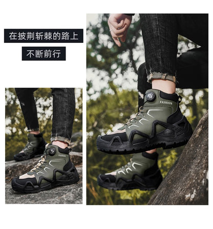 Novas Botas de Segurança Masculinas para Trabalho Calçados Indestrutíveis Tênis com Bico de Aço Botas Protetoras Antiesmagamento Antifuro Botas Táticas de Trabalho
