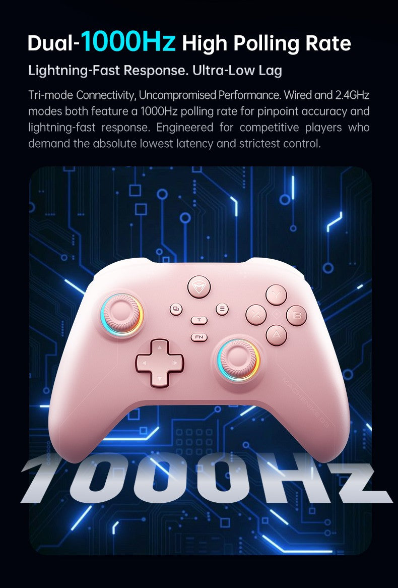 Machenike G3V2 G3Pro PC Gaming Controller Hall Joysticks Hall Effect Gamepad for Nintendo Switch iPhone Android Mobile Phone PC