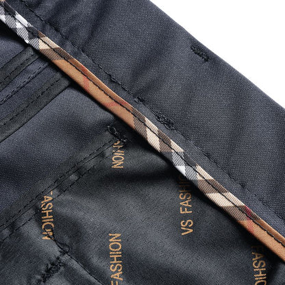 29-42 Men's Summer Pants Thin Straight Stretch Casual Pants with No Trace No Ironing Fabric Silky and Cool Feeling