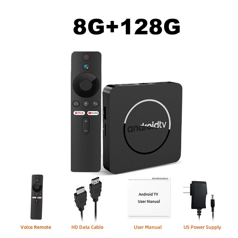 Android14 TV Box Q10 Allwinner H313 Suporta Wi-Fi Duplo 2.4G e 5G 8K 64G 128G Rom Set Top Box Media Player TV Box Set Top Box de Voz