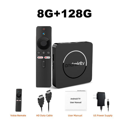 Android14 TV Box Q10 Allwinner H313 Suporta Wi-Fi Duplo 2.4G e 5G 8K 64G 128G Rom Set Top Box Media Player TV Box Set Top Box de Voz