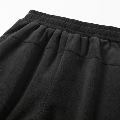 YJKVUR Unisex 2025 Winter New Oversize Pants Men Women Warm Fleece Liner Drawstring Trousers Casual Comfortable Gym Sweatpants