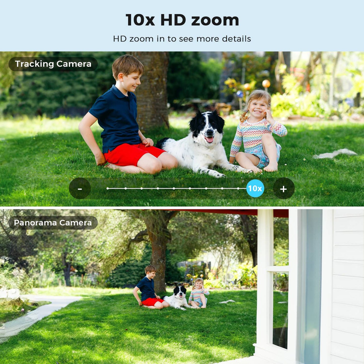 20MP 10K PTZ Wifi Camera Four Lens 10X Zoom Surveillance Camera Outdoor 360°No Dead Angle Ultra Long Range Night Vision Security