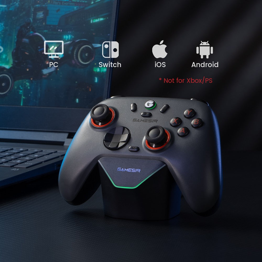 GameSir Nova Lite 2 Wireless Switch Controller Bluetooth Gamepad with Hall Effect for Nintendo Switch, iPhone, Android, PC