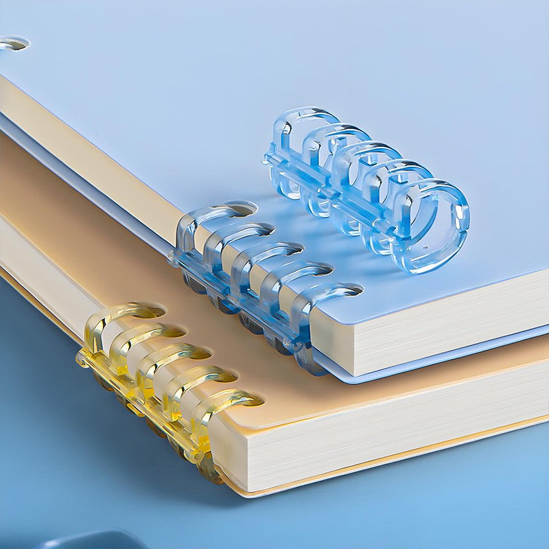 Top-Flip Loose-Leaf Notebook – Wooden, 360° Flipping, Double-Sided No Ink Leakage, Office Essential