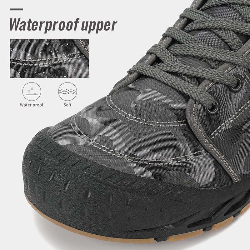 Botas de Neve Masculinas de Inverno Super Quentes Botas de Caminhada Masculinas Impermeáveis Botas Masculinas de Exterior Tênis Antiderrapantes de Borracha Botas Masculinas de Trabalho de Cano Curto
