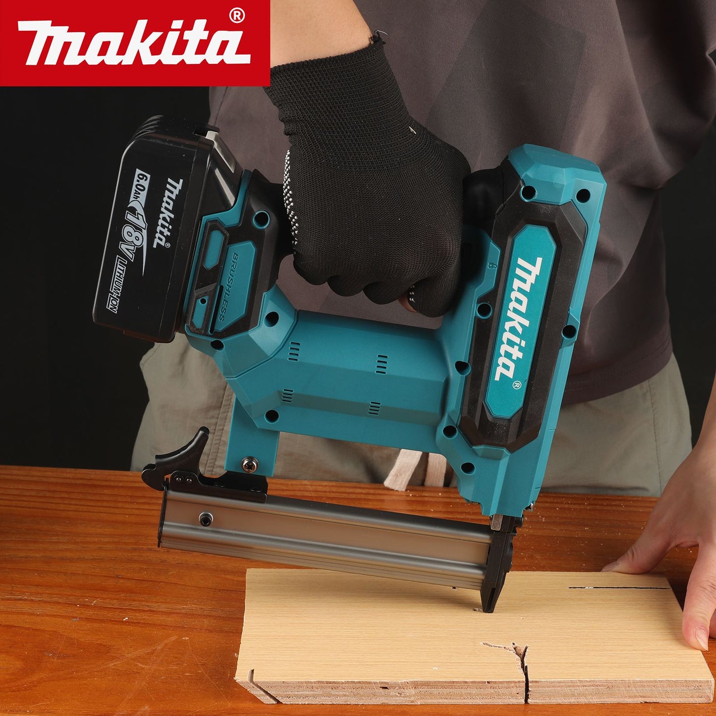 Nova pistola de pregos F30 da Makita, ferramenta elétrica sem escovas, empunhadura ergonômica, pistola pneumática elétrica, ferramenta para marcenaria (sem bateria)