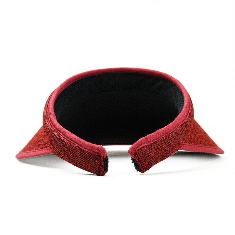 Fashion Summer Empty Top Sun Hat Women's Casual Adjustable Sun Visor Caps Girls Boy Outdoor Sea Beach Trip Cap Casquette