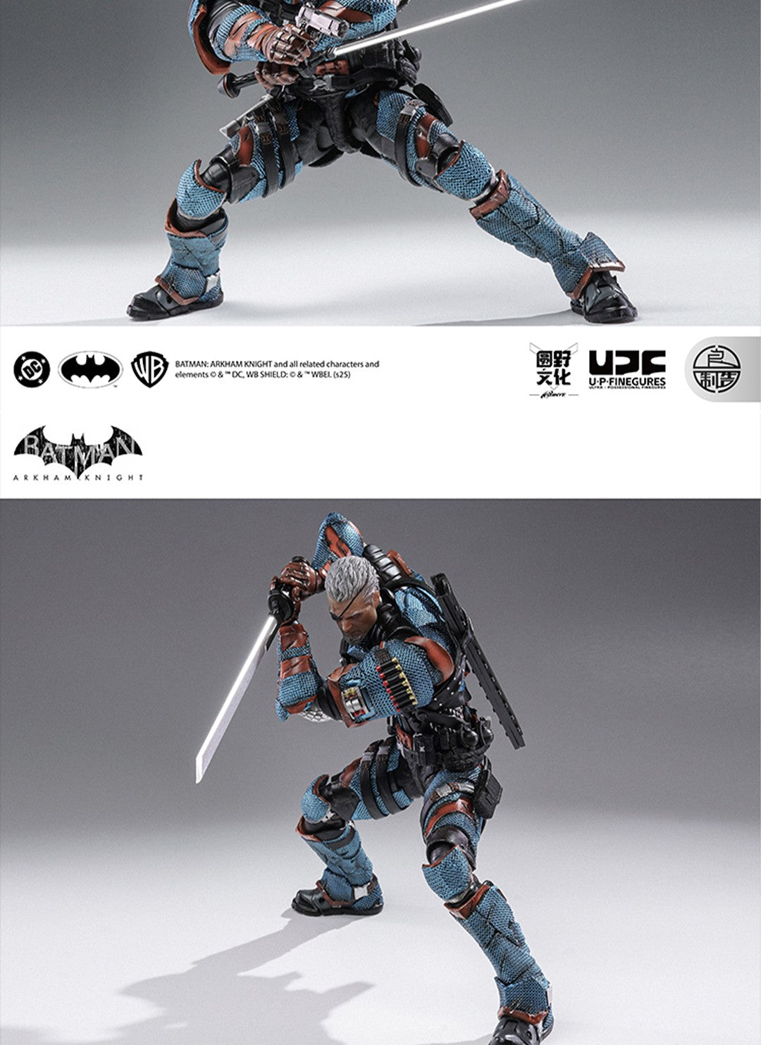 Em estoque Lpzz Dc002 Deathstroke Arkham Knight Batman Boneco de Ação Brinquedo Colecionável de Presente