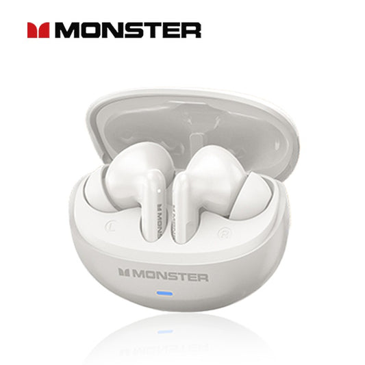 Monster MQT39 Wireless Bluetooth 6.0 Earphones TWS Hifi Stereo Wireless Headphones Gamer Headset Noise Reduction Sports Earbuds