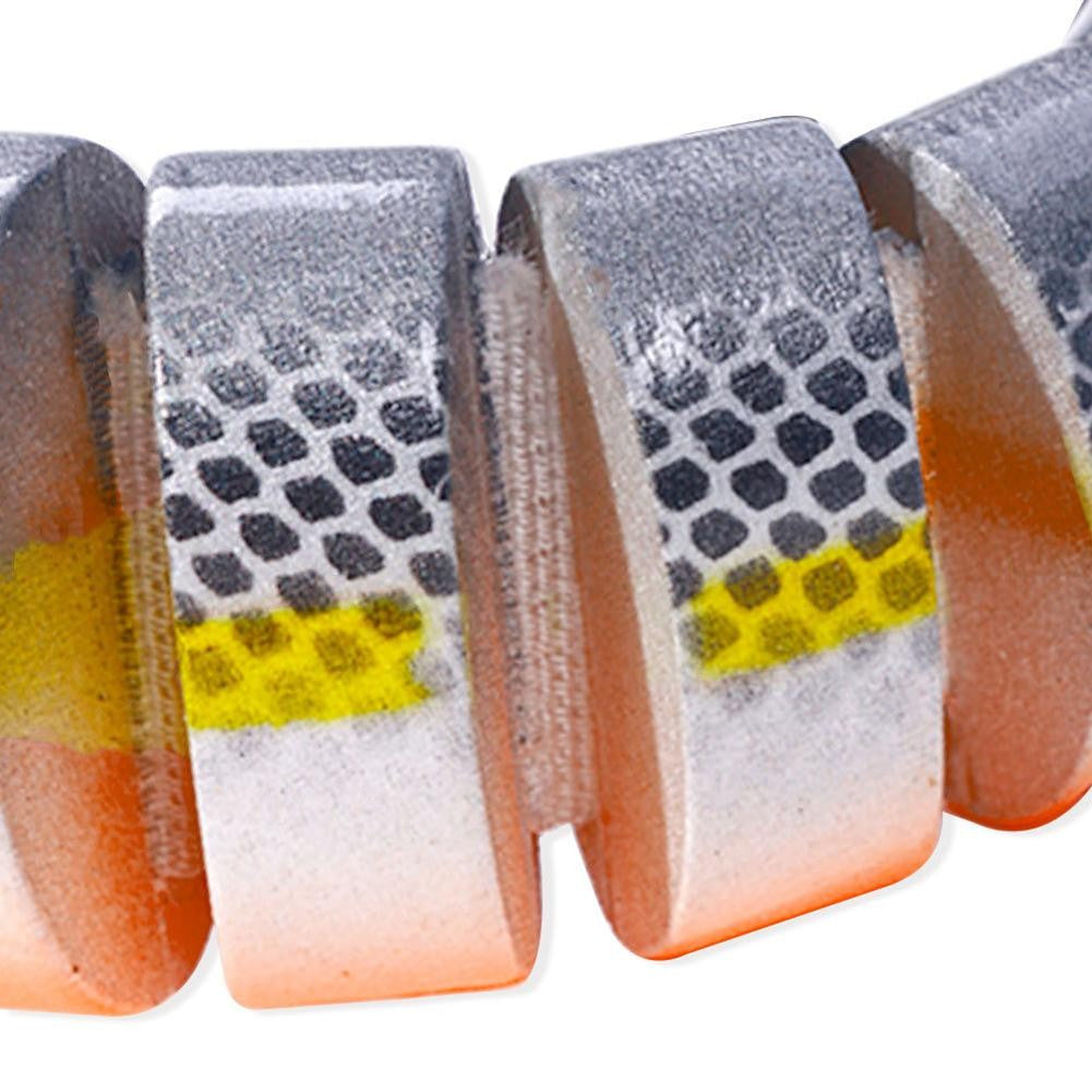 Iscas Artificiais Articuladas Wobblers para Pesca de Lúcio 13,4cm, Seções Múltiplas, Isca Rígida Artificial para Trolling, Ferramentas de Pesca de Carpa e Lúcio