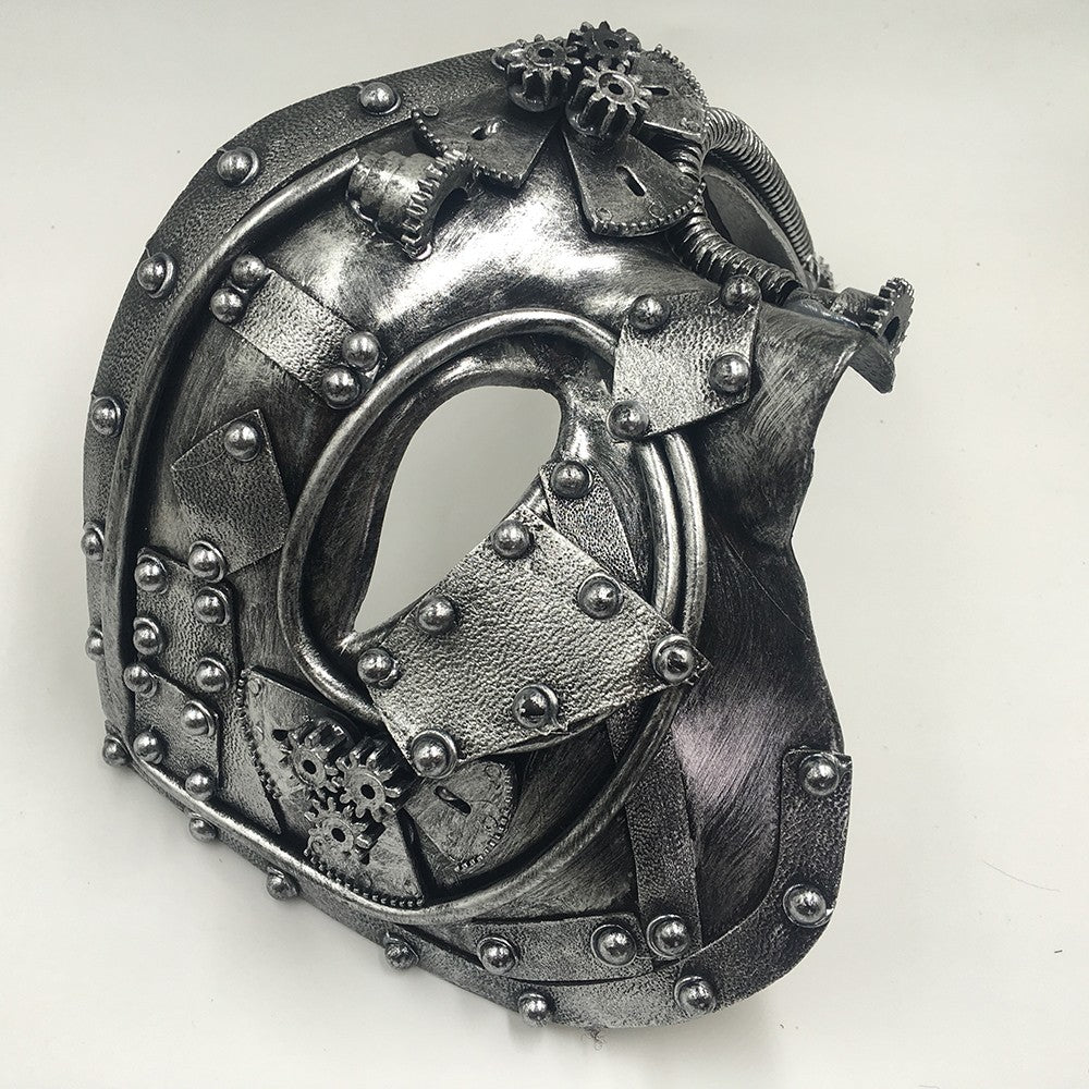 Steampunk  Phantom Masquerade Cosplay Medieval Retro Mask Ball Half Face Men Punk Costume Halloween Party Costume Props
