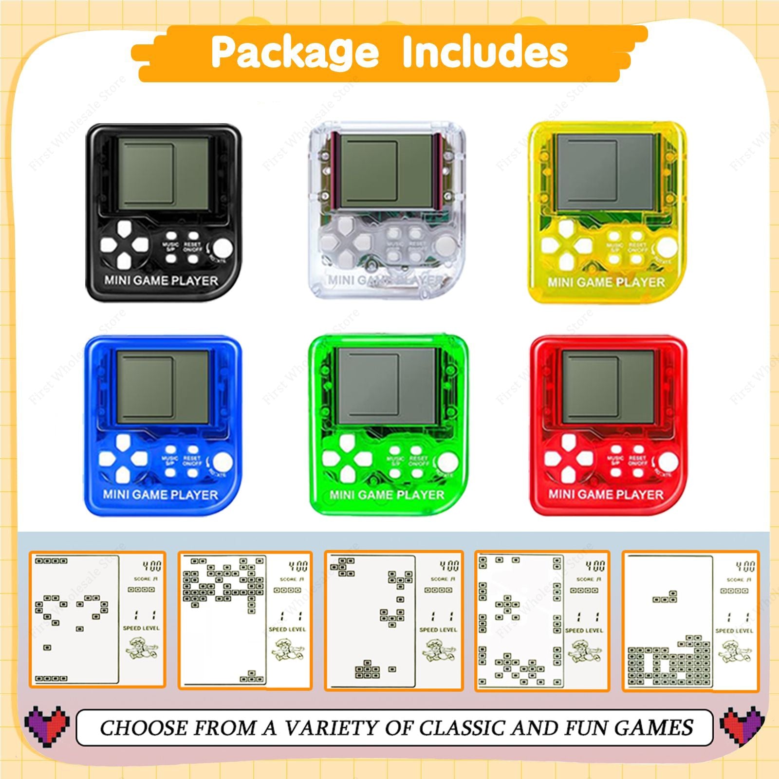 6-48Pcs Video Game Party Favors for Classic Game Console Keychain Birthday Joypad Souvenir School Valentine Gifts