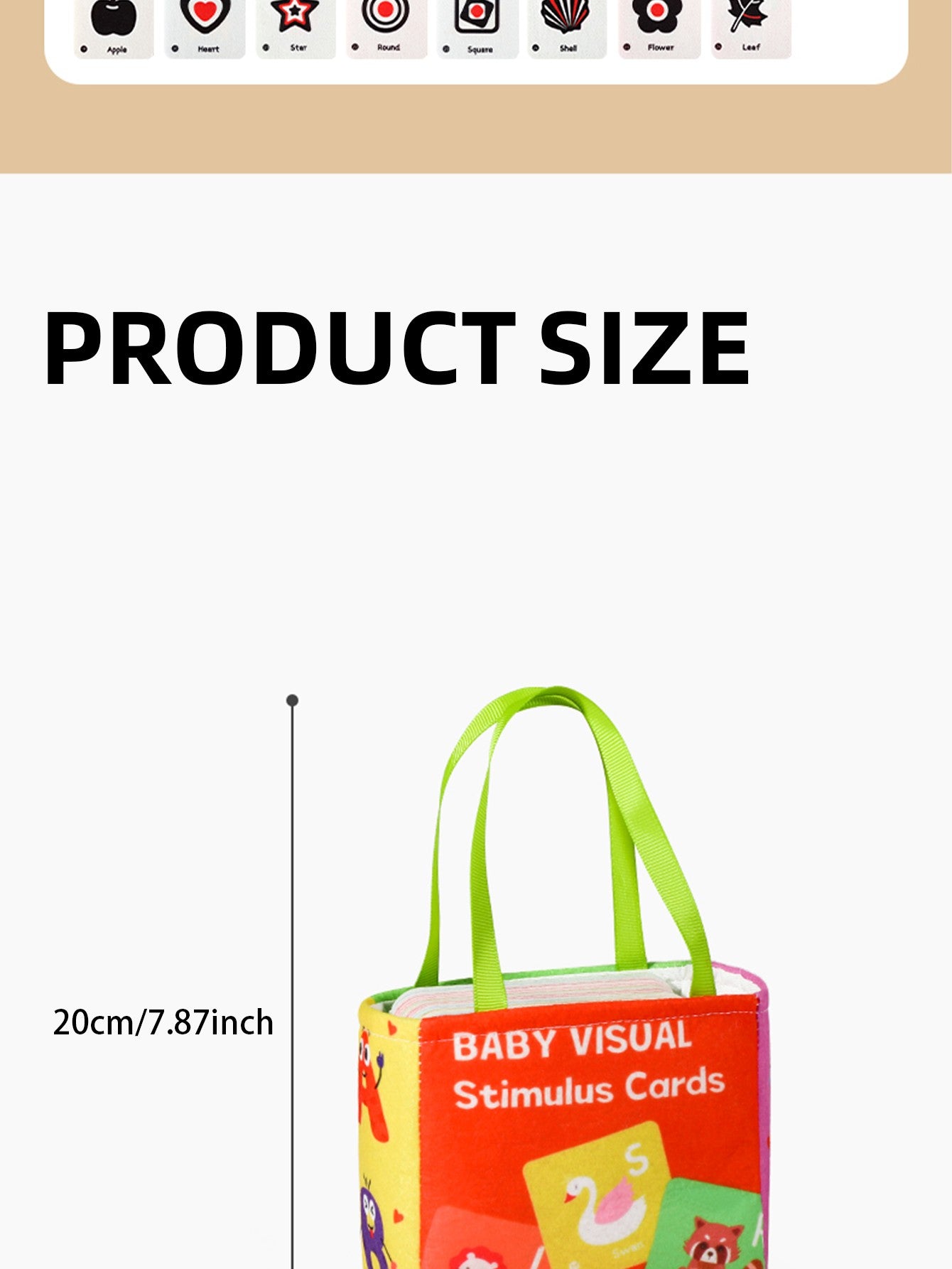 Baby object recognition cards, educational toys, early education and enlightenment