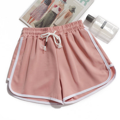 1pcs Summer Women Casual Solid Shorts Girl Gym Workout Shorts Pants Ladies Mid Waisted Yoga Short Student  Loose Shorts S-3XL