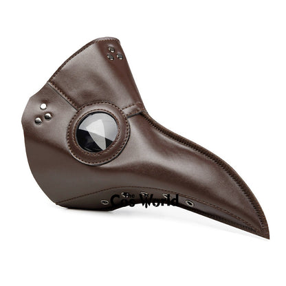 Halloween Plague Doctor Mask Steampunk Gothic Bird Beak Props for Party Carnival Cosplay Costumes Masquerade