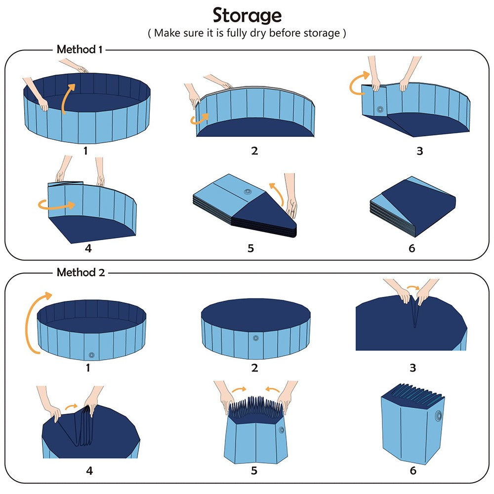Piscina para Cães ou Cobertura de Piscina, Piscina Portátil de Plástico, Banheira de Higiene, Resistente a Arranhões, Piscinas para Animais de Estimação, Banheira para Cães Grandes