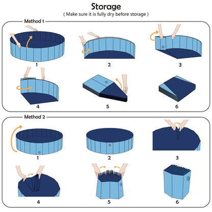 Piscina para Cães ou Cobertura de Piscina, Piscina Portátil de Plástico, Banheira de Higiene, Resistente a Arranhões, Piscinas para Animais de Estimação, Banheira para Cães Grandes