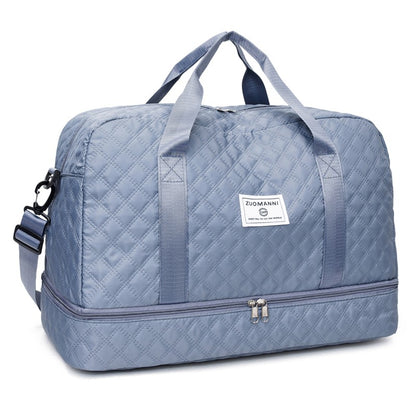 Fashionable Multifunctional Travel Luggage Bag with Independent Shoe Compartment,Suitable for Travel,Sports and Fitness,Camping