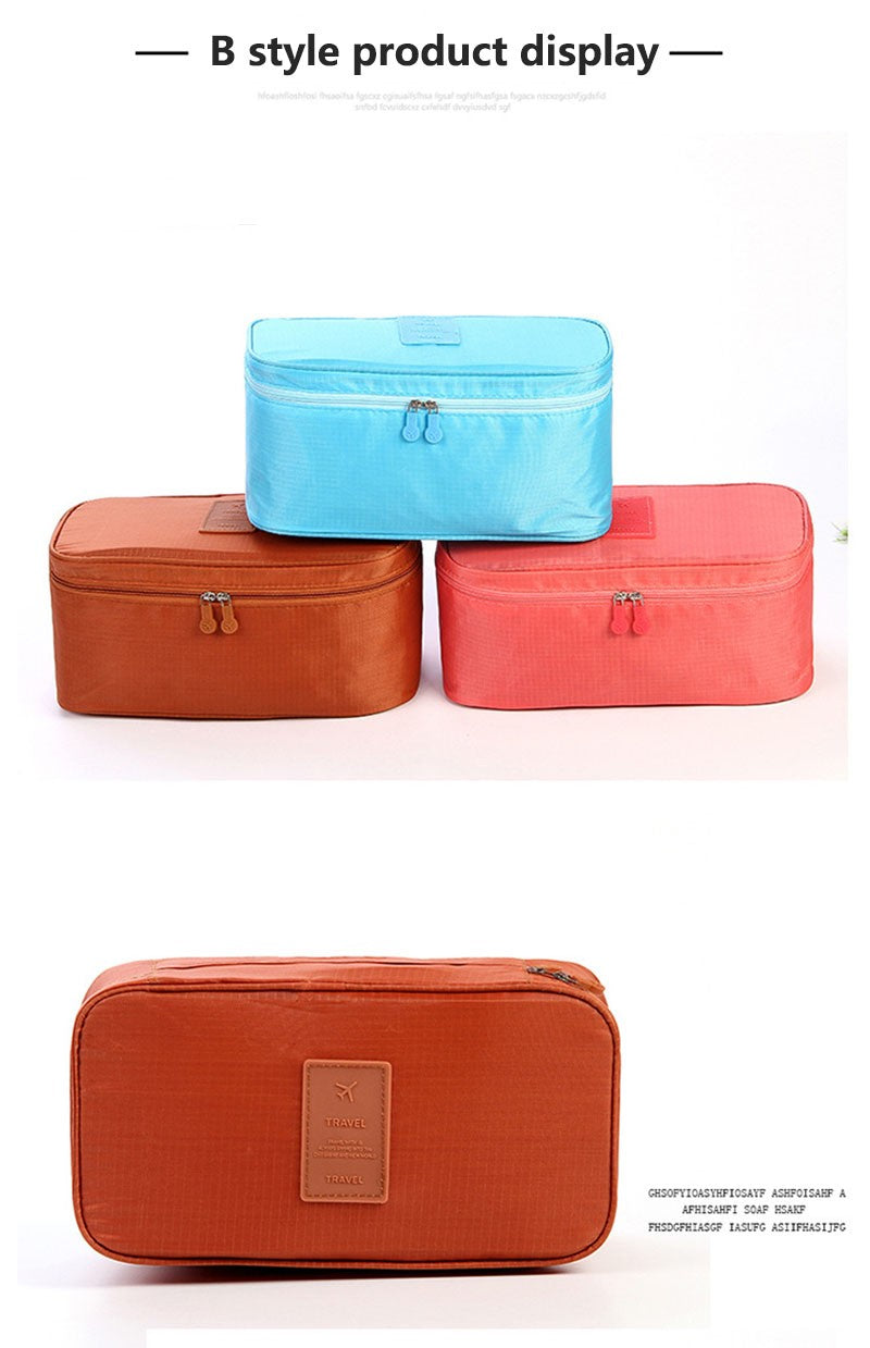 Travel Bra Organizer Bag Waterproof Panties Sock Underwear Storage Bag Daily Women Wash Package Cosmetic Finishing Bags