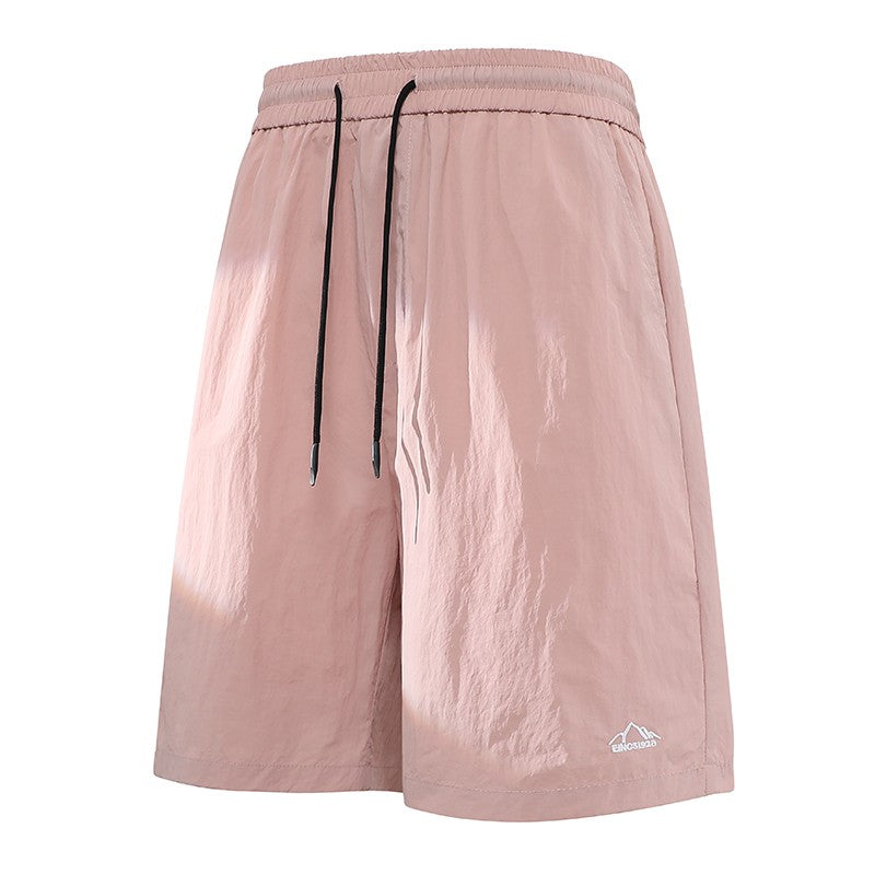 Men's Summer Embroidery Shorts Fashion Shorts Jogging Breathable Short Pants Male Shorts Casual Pants Simple Baggy Sports Shorts