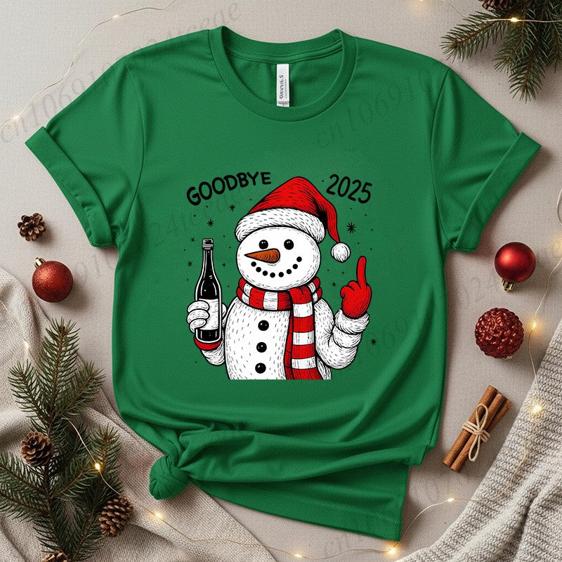 Goodbye 2025 Shirt,Goodbye 2025 Shirt,Happy New Year T-Shirt,New Year Party Shirts, 2026 Celebration Women's Men T-Shirts Tops
