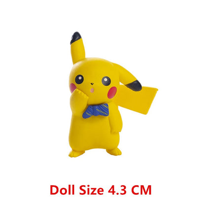 Boneco de Anime Pokémon Pikachu Charizard Mewtwo Dragão Voador Figura de Coleção de Monstros de Bolso Brinquedos de Ação Modelo Presente de Aniversário Infantil