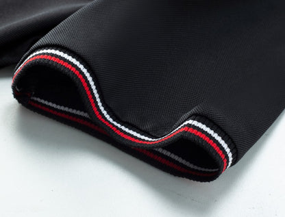 100% linen cotton polo shirt, T-shirt, breathable collar, short sleeved, custom printed logo, embroidered men's and women's work