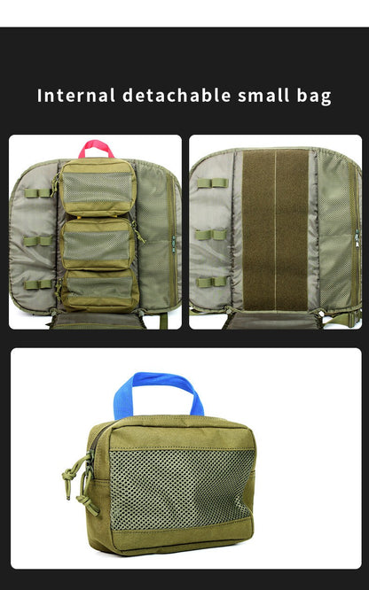 Tactical Outdoor Medical Backpack Large Capacity Camping Mountaineering Backpack Emergency Bag Multi-functional Storage Bag