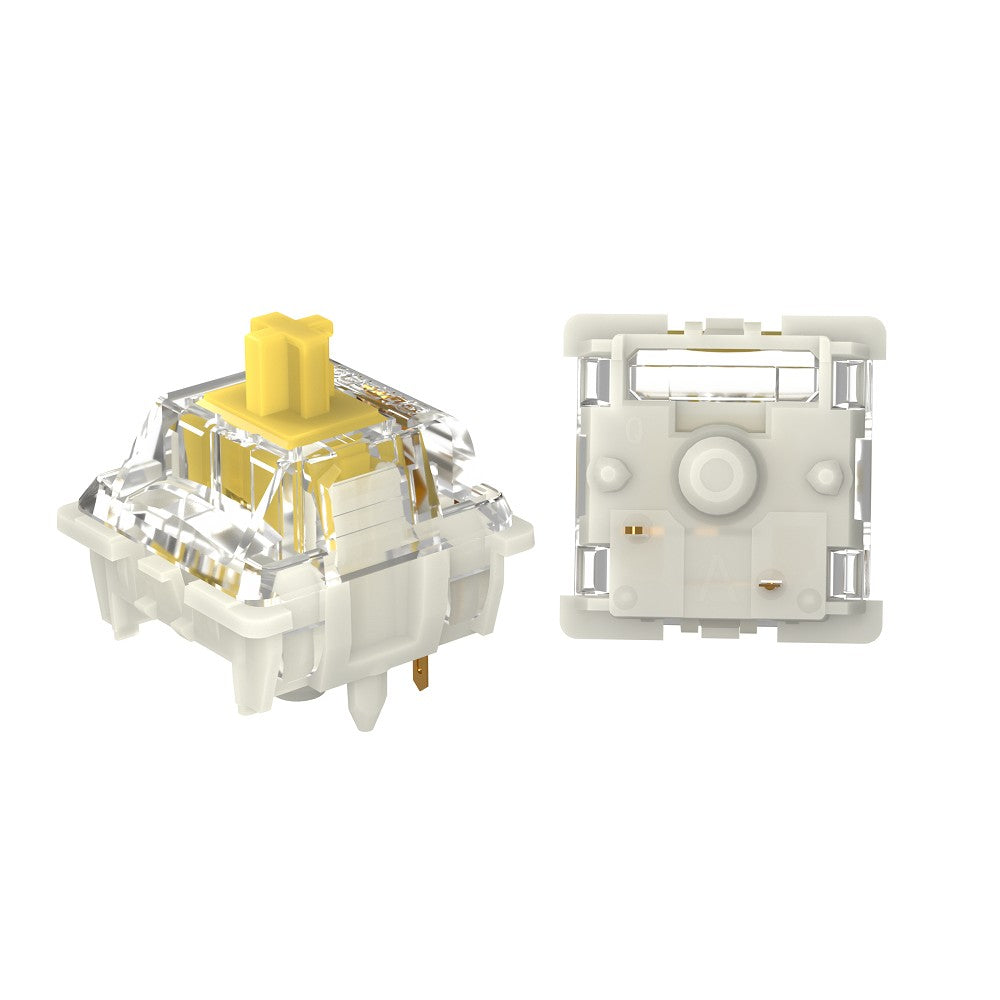 Switch Gateron White Yellow Silver Pro 2.0 V2 3 pin RGB linear Tátil Vermelho Marrom para teclado mecânico hot-swappable