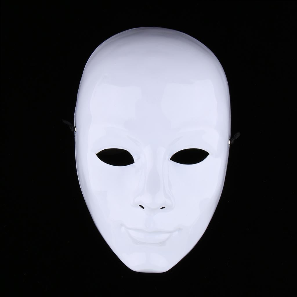 DIY Unpainted Face Masquerade Costume s for Party Decoration Accessories