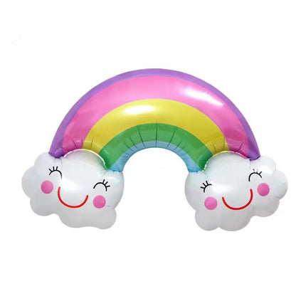 Sunglasses Sun Rainbow Cloud Shape Aluminum Film Balloon Birthday Party Banquet Children's Toy Baby Shower Decoration