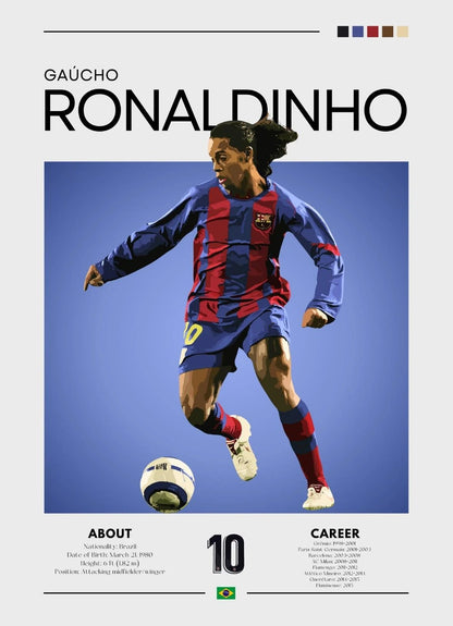 Famous Football Sports Celebrity Posters and Prints Canvas Printing Modern Wall Art Picture for Living Room Home Decor Gifts