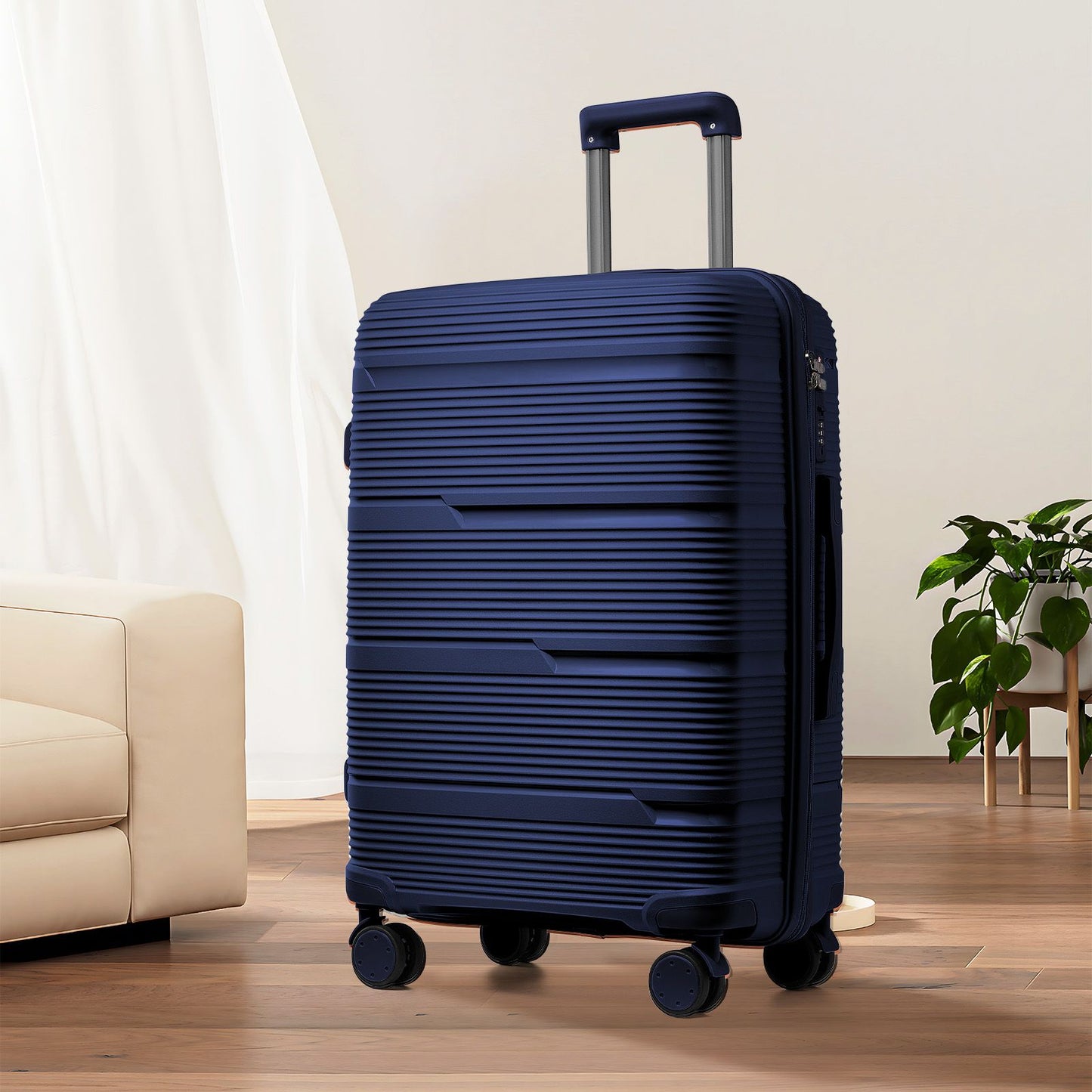 Mala de viagem com rodinhas, novo design 2024, para homens e mulheres, bagagem de mão 20 polegadas, mala de bordo 24 28 polegadas